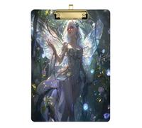 Fairy Game Anime Girl - Carpeta portapapeles impermeable para mujeres legales, entrenadores de baloncesto, tamaño 9 x 12.5 pulgadas, tabletas para escribir