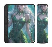 Fairy Game Anime Girl Fantasy Art Style - Juego de 2 fundas para cinturón de seguridad para evitar que el cinturón de seguridad corte en el cuello para SUV