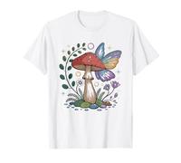 Fairy Garden Butterfly Teacup Planter Miniature Craft Maker Camiseta