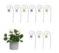 Fairy Garden Flower Picks - 9 Pcs Resin Lily of The Valley, Plant Stakes De