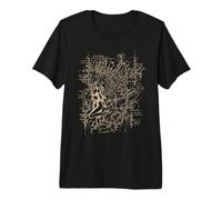 Fairy Grunge Alt EMO Arcángel en Sigilismo Estilo Tatuaje Camiseta Premium