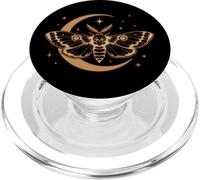 Fairy Grunge Moth Skull Fairycore Boho Vintage PopSockets PopGrip para MagSafe