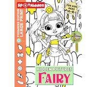 Fairy Hidden Pictures For Kids Ages 4-8: Delightful Puzzles and Illustrations with Fairies and Fantasy Worlds for Kids | Encourages Observation Skills and Provides Hours of Fun