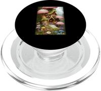 Fairy House Alegre Feeling Cozy Mushroom Uncanny Art PopSockets PopGrip para MagSafe
