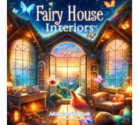 Fairy House Interiors Adult Coloring Book: 50 Magical Interior Designs of Fairy Homes, Featuring Enchanting Decor for Mindfulness and Relaxation