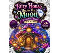 Fairy House Under the Moon Coloring Book for Adults: 50+ Enchanting Designs, Cozy Moonlit Fairy Houses, Enchanted Cottages, Magical Forest Villages, ... Relaxation, Stress Relief and Creative Escape
