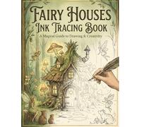 Fairy Houses Ink Tracing Book - Reverse Coloring Book: Magical Fairy Home Ink Tracing Pages for Relaxation, Mindfulness & Creative Calm