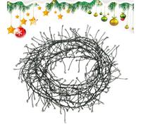 Fairy Lights Battery Operated, LED String Lights 118.11 inches, 8 modes Twinkle Light Strands, Soft Glow Illumination for Christmas Tree, Window, Indoor Fireplace, Porch, Halloween, Thanksgiving Decor