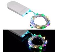 Fairy Lights - Cadena de alambre de cobre (1 m, para centavos, Starry Christmas, New Year, Birthday, Valentine's Day, Waterproof Battery Operated Decor