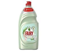 Fairy, Limpieza y Cuidado aloe vera y pepino, lavavajillas líquido con protección de la dermis beneficia la piel y combate la grasa, 1015 ml