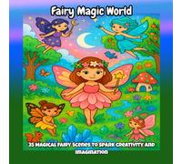 Fairy Magic World: A Whimsical Coloring Book for Kids Ages 5-9 - 35 Magical Fairy Scenes to Spark Creativity and Imagination