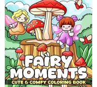 Fairy Moments: Fantasy Coloring Book for Adults & Teens Featuring Cozy Fairytales & Witchy World Activities for Relaxation