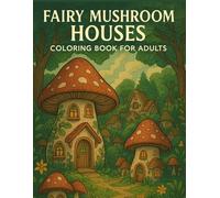 Fairy Mushroom Houses Coloring Book for Adults: Over 60 Whimsical Fairy Homes, Enchanted Forest Cottages & Magical Villages to Color