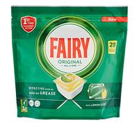 Fairy Original Pastillas Lavavajillas 28 Caps, Detergente Limón