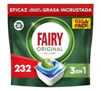 Fairy Original TodoEn1 Cápsulas Lavavajillas Máquina, 2x116 Cápsulas | Efectivas Incluso En La Grasa Incrustada