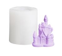 Fairy Palace - Elastic Polymer Casting Tool for Family Gathering | Gothic Turret Architecture with Non Stick Interior & Intricate for Clay, Cement, Ice and Chocolate Professionals