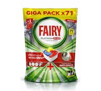Fairy Platino Plus - Pastillas para lavavajillas All-In-One Cápsulas Limón Limón Lavavajillas (71 Lemon)
