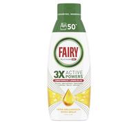Fairy Platinum Gel Para Lavavajillas Automáticos, Brillo Extra, Fragancia De Limón, 30 Lavados
