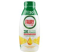 Fairy Platinum - Gel para lavavajillas, brillante, perfume de limón, 30 lavados