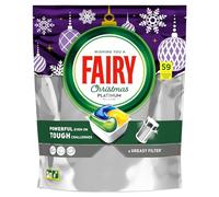 Fairy Platinum - Pastillas para lavavajillas todo en uno, limón, 59 tabletas