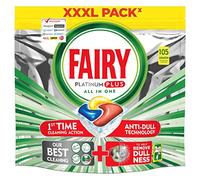 Fairy Platinum Plus All in One 105 cápsulas para lavavajillas limón