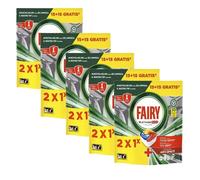 Fairy Platinum Plus All in One 150 Pastillas Lavavajillas, Pack Ahorro 2x1, en total 150 Capsulas, Limpieza Profunda y Extra Brillo, Fragancia Limon
