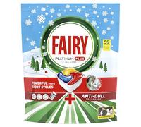 Fairy Platinum Plus Cápsulas De Lavavajillas Todo En Uno Limón, 59 Cápsulas