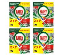 FAIRY Platinum Plus Capsulas Para Lavavajillas 15+15, Pack 30x4 Total 120 Capsulas, Todo en Uno, Limpieza Impecable, Elimina los Restos Difíciles y Restaura el Brillo Original, Aroma a Limon, Eficaz