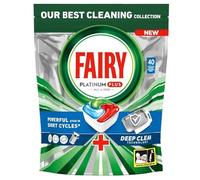 FAIRY Platinum Plus Pastillas Lavavajillas Todo en Uno 40uds