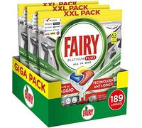 Fairy Platinum Plus pastillas para lavavajillas, limón, para una limpieza profunda contra la suciedad, que deja los platos limpios y brillantes, como nuevos, 1090 g