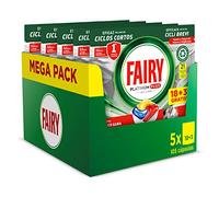 Fairy Platinum Plus Todo en Uno Pastillas Lavavajillas, 105 Capsulas Lavavajillas (5 x 21), Limpieza Profunda y Extra Brillo, Fragancia Limon