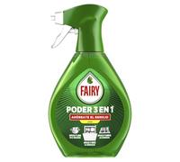 Fairy Poder Sin Remojo Limón Spray, de Pre-Tratamiento Para Vajilla Y Cocina, Eficaz Con El 100% De La Grasa, Antigrasa, Desengrasante, Limpieza Rápida Y Sin Esfuerzo, 650ml