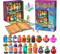 Fairy Potions Mostof Kits de pociones de hadas retro para niños, mezcla 20 pociones mágicas con cristal de energía