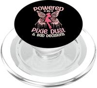 Fairy Powered by Pixie Dust Art Design para Mujer Fairy PopSockets PopGrip para MagSafe