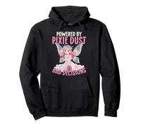 Fairy Powered by Pixie Dust & Bad Decisions Graphic Fairy Sudadera con Capucha