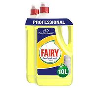 Fairy Professional Lemon - Detergente líquido para platos a mano, limón, 10 l, tamaño maxi, 2 x 5000 ml