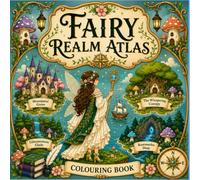 Fairy Realm Atlas Colouring Book for Adults and Kids: Magical Fantasy Maps with Enchanted Kingdoms, Castles, Forests and Whimsical Fairy Adventures