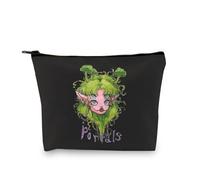 Fairy Singer - Bolsa de maquillaje para cosméticos Singer Music Tour 2024, regalo inspirado en el cantante estadounidense, producto musical 2024, Green Por-tals-3, MB