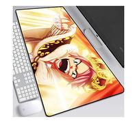 Fairy Tail Anime Alfombrillas de Ratón - Gaming Mousepad 900x400mm, 3mm Base de Goma Antideslizante, Superfície con Textura Especial, Compatible con ratón láser y óptico, para PC y Laptop, E
