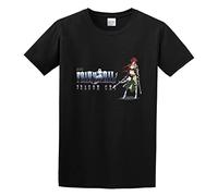 Fairy Tail Movie 2 Dragon Cry - Camiseta unisex para hombre, color negro, Negro , XXL