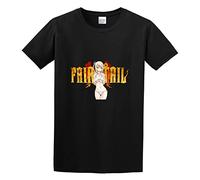 Fairy Tail Unisex 100% Cotton Short-Sleeve T-Shirts Black S