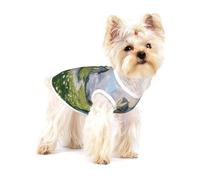 Fairy Tale Cottage - Camiseta de alta calidad para perro, ropa suave 100% algodón para perros, perfecta para perros pequeños a medianos, camisas elegantes y cómodas para perros, talla L