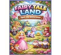 Fairy Tale Land: Spot the Difference: Fun and Engaging Puzzles | Improve Focus & Observation Skills | Perfect for Children Who Love Fairy Tales and Fantasy| 8.5x11 inches