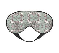 Fairy Tale Unicorn03 - Máscara de sueño para los ojos que bloquea perfectamente la luz para hombres y mujeres, suave y cómoda para viajar