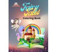 Fairy Tales Coloring Book For Kids Ages 3-8