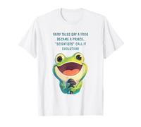 Fairy Tales Say a Frog Became a Prince - Christian Creation Camiseta