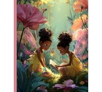 Fairy Themed Writing Journal for Kids: Yellow Dressed Fairies Reading a Book Cover | Wide-Ruled Notebook for Creative Writing, Storytelling, and Imagination