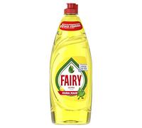 Fairy Ultra Limón Líquido Lavavajillas Verde Con LiftAction: Sin Dejar En Remojo, Sin Grasa, Sin Dificultad Y Suave Con La Piel 654 ML