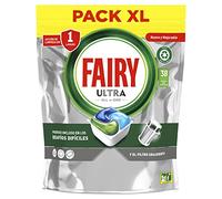 Fairy Ultra Original Todo en Uno Pastillas Lavavajillas, 38 cápsulas, Elimina Acumulacion Grasa en Lavavajillas, Aroma Limpio y Fresco