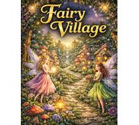 Fairy Village Coloring Book: Magical Fairy Homes, Enchanted Forest Scenes, and Relaxing Fantasy Coloring Pages for All Ages